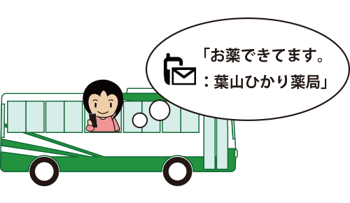 お薬の準備完了をLINEでお知らせ